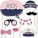 Big Dot of Happiness Ahoy - Nautical Girl Photo Booth Props Kit 20 Count