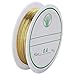 Navifoce Bare Copper Wire Tarnish Resistant Jewelry Making Wire, 0.4 mm Gauge, Gold, Silver, Copper, 3 Reel Soldering Wire