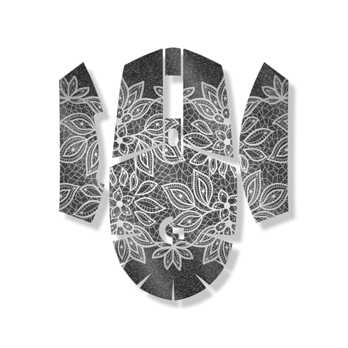 Glossy Glitter Mouse Skin Compatible with Logitech G305 Lightspeed - Floral Lac…