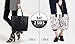 Black Purse, COOFIT Womens Purses and Handbags Shourder Bag Reversable Tote Bag Black