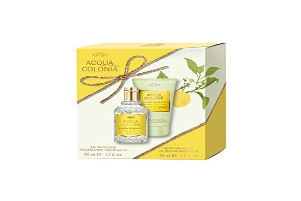 4711 Acqua Colonia Lemon & Ginger 2 Piece Gift Set: Eau De Cologne 50ml - Shower Gel 75ml