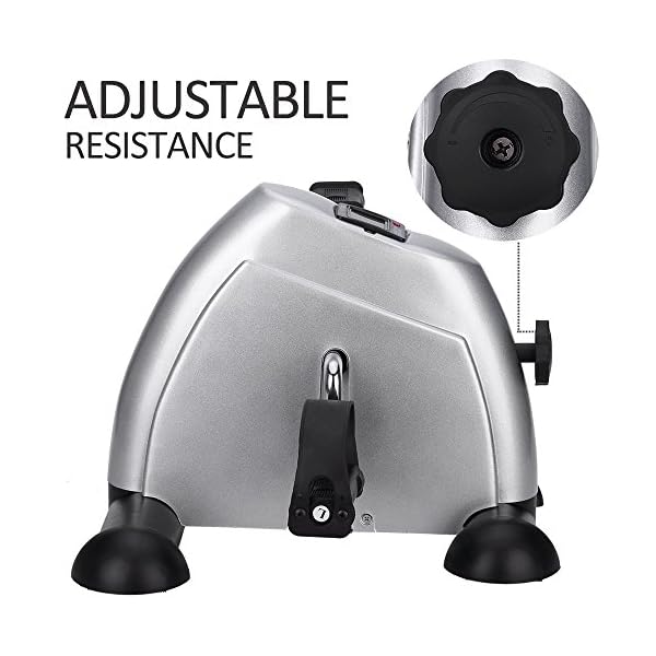 himaly-Mini-Exercise-Bike-Portable-Home-Pedal-Exerciser-Gym-Fitness-Leg-Arm-Training-Adjustable-Resistance-with-LCD-Display-for-Women-and-Men Mini Exercise Bike Pedal Exerciser Portable Home Office Leg Arm foot Cycle Bike with LCD Display & Adjustable Resistance…