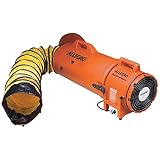 Allegro Industries 953315 Plastic Compaxial Blower Ac with 15' Ducting and Canister Assembly, 8"