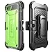 SUPCASE Unicorn Beetle Pro Series Case Designed for iPhone SE 3 (2022) / iPhone SE 2 (2020) / iPhone 7 / 8, Full-Body Rugged Holster Case with Built-In Screen Protector (Green)