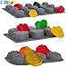 Pashosh 9 Pcs Silicone Baking Molds Set For Cupcakes Muffin Pan Candy Jelly, Chocolate, Frozen yogurt. Non-Stick Microwave Safe, Clean By Dishwasher. Baking Has Never Been Easier And Enjoyable