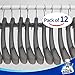 MR.SIGA Plastic Extra Wide Suit Hangers, Pack of 12, Width: 15.5