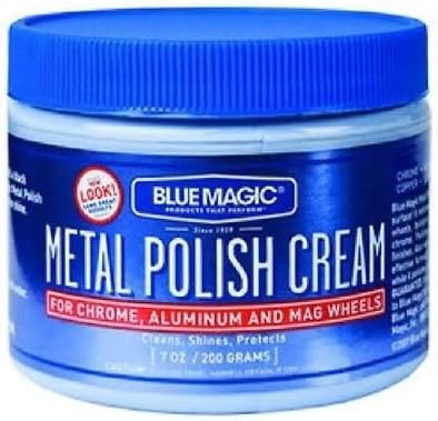 Blue Magic Metal Polish Cream Chrome /Aluminum/Mag Wheels 7oz