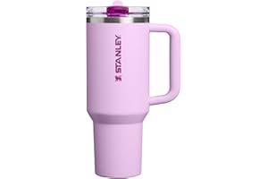 STANLEY Quencher ProTour Flip Straw Tumbler with Leakproof Lid 40 oz | Built-in Straw & Handle | Cupholder Compatible for Tra