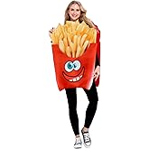 Seasons Adult French Fries Costume, Novelty Outfit for Halloween or Parties