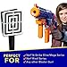 Digital Shooting Target for Nerf N-Strike Elite/Mega/Rival or Any Foam/Dart Blaster Toy Gun, 3 Automatic Reset Electric Targets with Support Cage & Net, Great to Practice Your Shooting