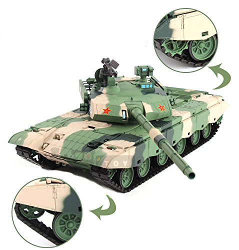 Heng Long 1/16 Scale Radio Remote Control Chinese ZTZ 99A MBT Tank Air Soft RC Battle Tank Smoke & Sound - Thumbnail 5