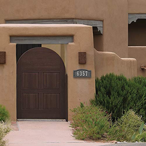Distinctions by Hillman 843284 4-Inch Die Cast Self-Adhesive House Address Plaque, Brushed Nickel, Number 4 - Thumbnail 4