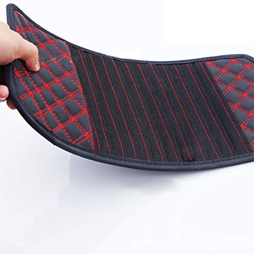LOZOME Car Sun Visor CD Holder Vehicle Organizer,PU Leather, Auto Interior Accessories 13 Pocket CD, DVDs Storage Case, Registration, Document and Ticket Personal Belonging Storage Pouch Organizer
