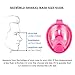 SeeWorld 180° Panoramic Full Face Snorkel Mask -Larger Viewing Area Free Breath Technology with Anti-fog and Anti-leak Snorkeling Design(Kids Pink, XS For 5-10 years kids)