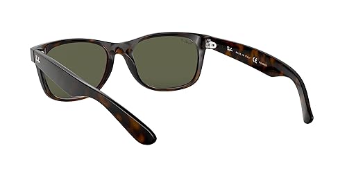 Ray-Ban RB2132 New Wayfarer Square Sunglasses, Tortoise/Polarized