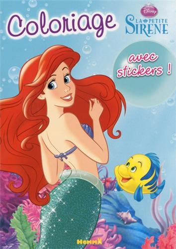 F80047/1 - Disney Princesses - La petite Sirène - Coloriage avec stickers !