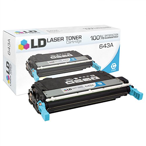 LD Compatible Toner Cartridge Replacement for HP 643A Q5951A (Cyan)