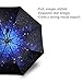 CAMTOA Starry Star Automatic Folding Umbrella, Travel Creative Star umbrella Compact Automatic Open Close Umbrella
