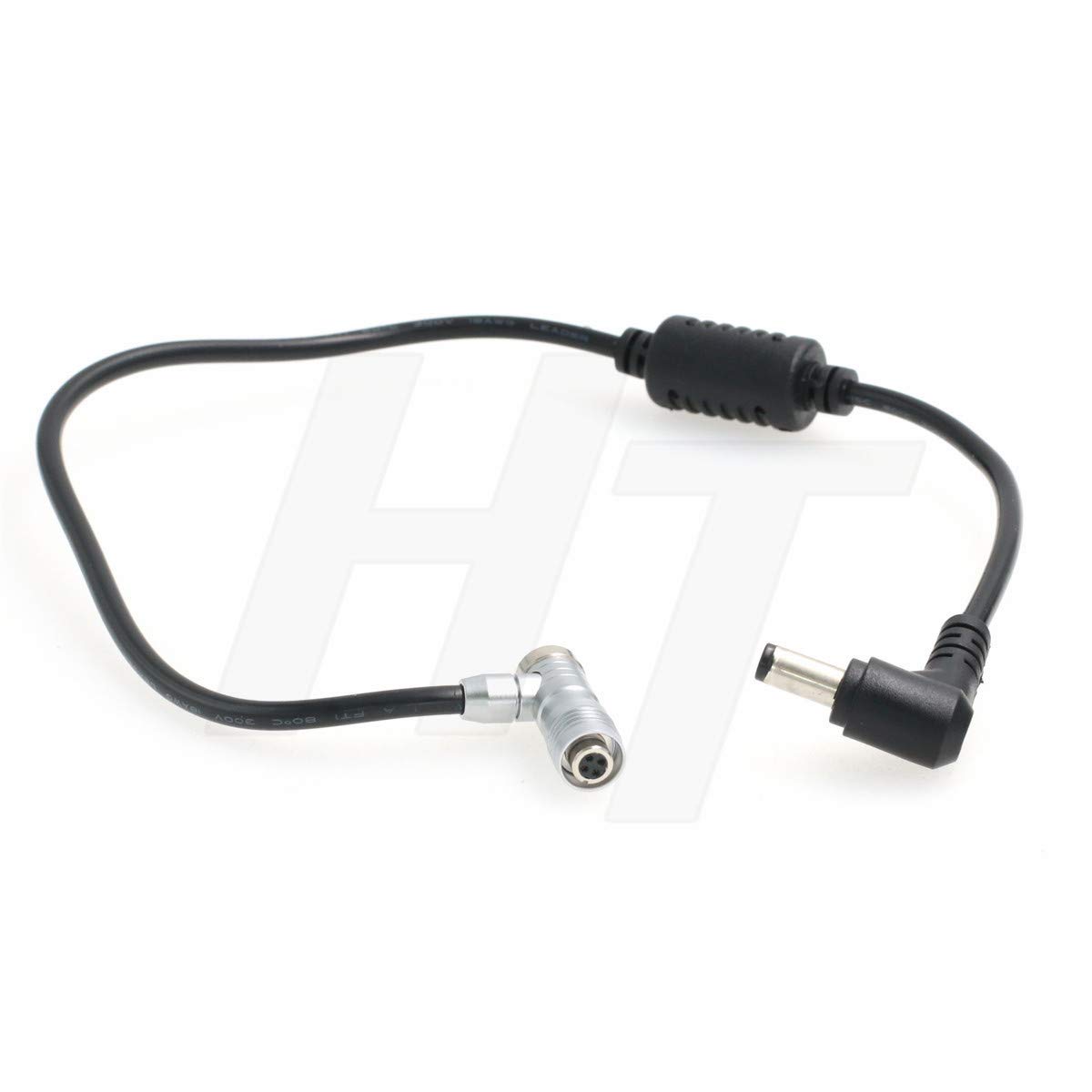HangTon BM5 BM7 HH7 HS7T Monitor DC Barrel Aviation 4 Pin Power Cable for PortKeys, Right Angle 4P (elbow) (straight cable)