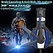 Kootop Stereo Gaming Headset for Xbox one ,PS4 PC, Noise Cancelling Over Ear Headphones with Mic,Soft Earmuffs ,Bass Surround ,LED Light ,for Laptop Tablet Phone(Black&Blue)thumb 2