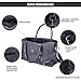 Elephant Brand Canvas Duffle Bag Weekender Carry On Duffel For Travel (Black Canvas and Leather EBP-02)