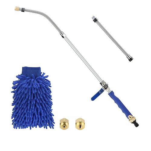 Sensphi Hydro Jet Power Washer Wand Upgrade Water Hose Nozzle, Garden