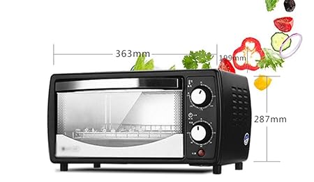 Pojrhfy Cocina Horno Horno Tostador Horno eléctrico Hogar Multi ...