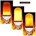 Loveishere LED Flame Effect Fire Light Bulbs- 3 Modes E26 LED Flame Effect Fire Light Bulbs Flickering Fire Atmosphere Decorative Lamps for Hotel/Bars/ Home Decoration/Restaurants (3 Modes)