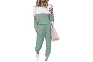 ETCYY NEW Lounge Sets for Women Sweatsuits Sets Two Piece Outfit Long Sleeve Pant Workout Athletic Tracksuits
