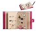 iSuperb Earring Organizer Book Design Travel Jewelry Storage Case Tray Holder for Girls Christmas Gift 7.3x5.5x1.8inch (Black)