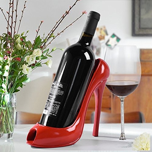 Buy Petsdelite Red Creative High Heels Wine Rack Home Living Room