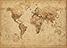 POSTER STOP ONLINE Antique Style World Map - Giant Poster (Vintage Design) (Size 55