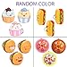 WATINC 20 Pcs Kawaii Colorful Food and Animals Set Key Chain Mini Soft Donut Squishy Cream Scented Stress Relif Toy, Party Supplies Decorative Props Gift Hand Toy for Kids