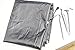Holtzman's Mini Pocket Blanket for Hiking Picnic Beach Camping Ultralight & Compact (Grey)