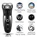 Maybuy Electric Shaver Razor for Men Rotary Shaver USB Rechargeable Cordless Electric Shaving Razors with Pop-up Trimmer Beard Trimmer Black MB3067