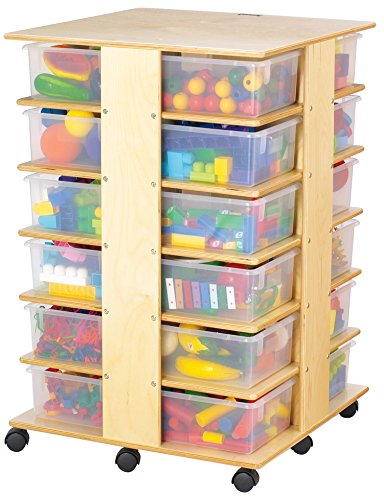 Jonti-craft 03640jc 24 tub tower with clear tubs