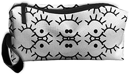 Portable Blink Wink Eyes Cosmetic Bag Pencil Case MakeUp Organizer Toiletry Travel Bag
