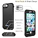 Temdan iPhone 8plus/7plus/6splus/6plus Waterproof Battery Case QI Wireless Charging Compatible, 4800mAh Charging Case with Screen Protector Rechargeable Charger Case Extended Battery Case (5.5inch)