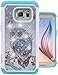Galaxy S7 Case, Nuomaofly [Creative] Studded Rhinestone Crystal Bling Hybrid Armor Defender Dual Layer Protective Case Cover for Samsung Galaxy S7 (Owl)