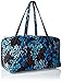 Vera Bradley Women's Cotton Large Travel Duffel Bag, Java Floral, One Size