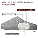Men's and Women's Classic Memory Foam Plush House Slippers, Autumn Winter Breathable Indoor/Outdoor Shoes 38-39 (US Women's 7-8), Light Gray