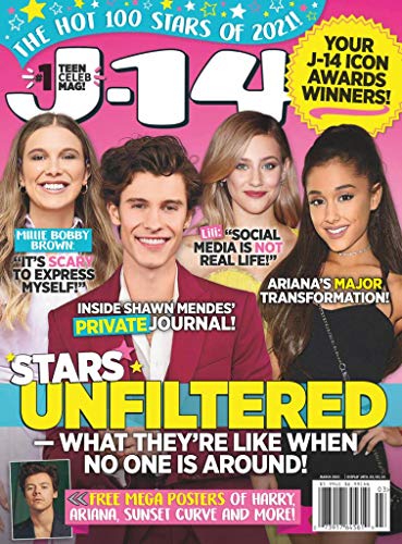 J-14 Magazine - March 2021 - Stars Uncensured Single Issue Magazine
