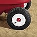 Radio Flyer Deluxe All-Terrain Pathfinder Wagon with Canopy All-terrain air tires for a smooth ride