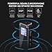 Multifunctional Digital Voice Activated Recorder, Guckmall 8GB 1536Kbps Sound Audio Recorder Dictaphone MP3 Player for Lecture Meeting Interviews, Dual Microphone, Rechargeable