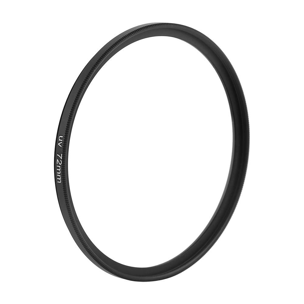 Universal 72mm UV Lens Filter,Optical Metal Camera UV Filter,Ultra Violet Lens Protector, for for for Sony(72mm)