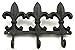 Cast Iron Fleur De Lis Triple Hook