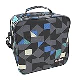 KOSOX Oxford Square Insulated Lunch Tote Bag Picnic Cooler Bag with Shoulder Strap - Unisex Lunch Bag for Adults, Kids, Women, Men, Teens (Blue)