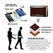 Teemzone Men Genuine Leather Clutch Bag RFID Blocking Large Zip Clutch Wallet