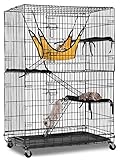 Cat Cage Cat Crate Kennels Pet Playpen Large 3-Tier