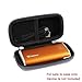 Hard EVA Travel Silver Case fits Jackery Portable Travel Charger Bar 6000mAh Power Outdoors Pocket-Sized Ultra Compact External Battery Power Bank by Hermitshell